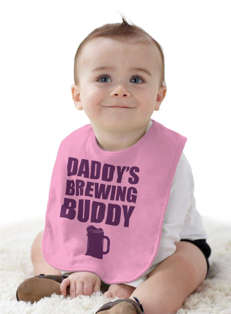Brewing Buddy Infant Baby Bib-Direct To Garment Print-Brisco Baby