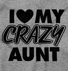 Crazy Aunt Romper Bodysuit-Direct To Garment Print-Brisco Baby