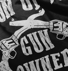 Son Gun Owner Infant Baby Bib-Direct To Garment Print-Brisco Baby