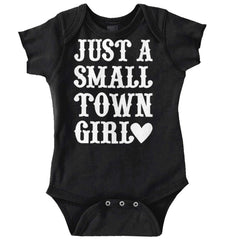 Small Town Girl Romper Bodysuit-Direct To Garment Print-Brisco Baby