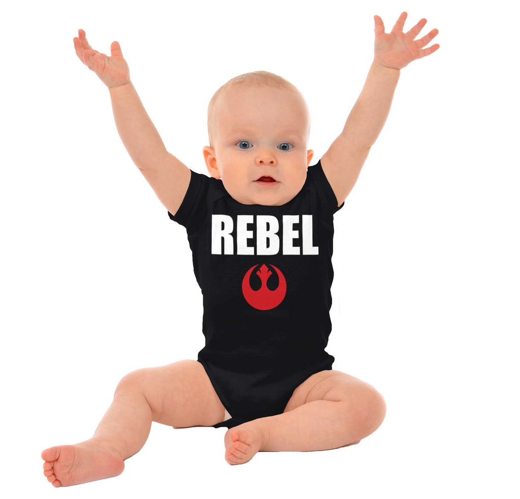 Rebel Star Wars Romper Bodysuit-Direct To Garment Print-Brisco Baby