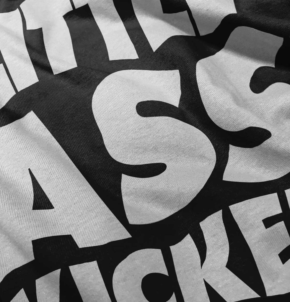 Little Ass Kicker Infant Baby Bib-Direct To Garment Print-Brisco Baby