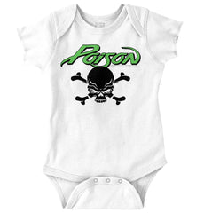 Poison Skull Romper Bodysuit-Direct To Garment Print-Brisco Baby