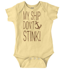 My Ship Romper Bodysuit-Direct To Garment Print-Brisco Baby