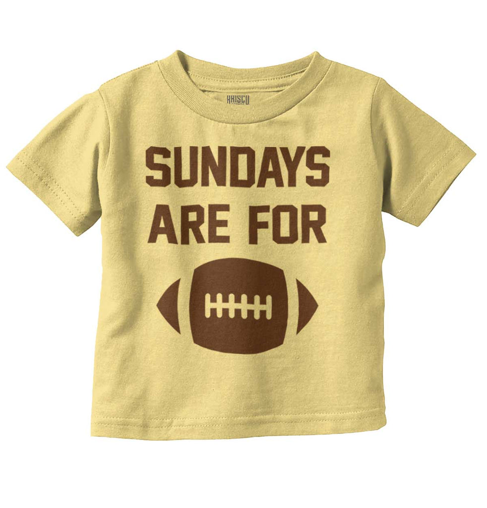 Sundays for Football Infant Toddler T Shirt-Direct To Garment Print-Brisco Baby