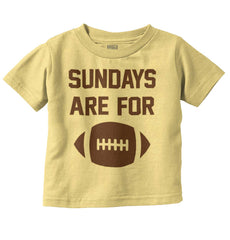 Sundays for Football Infant Toddler T Shirt-Direct To Garment Print-Brisco Baby