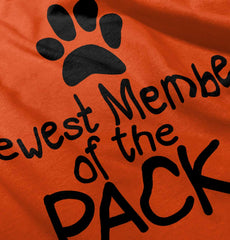 Member of the Pack Infant Toddler T Shirt-Direct To Garment Print-Brisco Baby