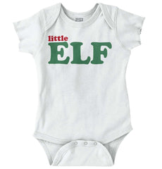 Little Elf Romper Bodysuit-Direct To Garment Print-Brisco Baby