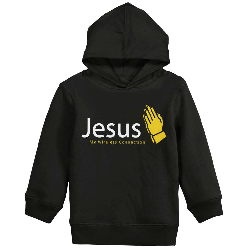 Jesus Connection Toddler Pullover Hoodie-Direct To Garment Print-Brisco Baby