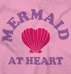 Mermaid At Heart Infant Baby Bib-Direct To Garment Print-Brisco Baby