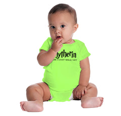 Slytherin Baby Romper Bodysuit-Direct To Garment Print-Brisco Baby