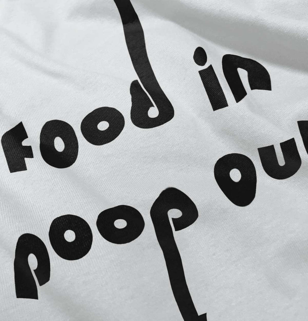 Poop out Infant Toddler T Shirt-Direct To Garment Print-Brisco Baby