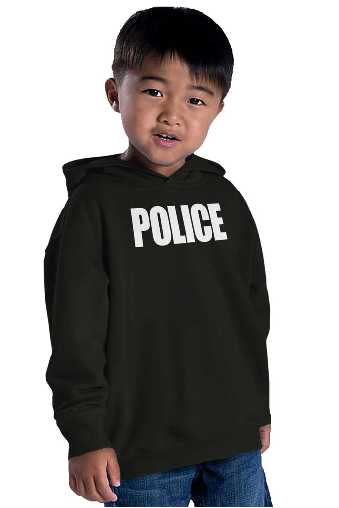 Police Force Toddler Pullover Hoodie-Direct To Garment Print-Brisco Baby