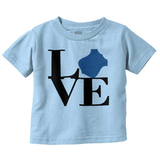 Love Badge Infant Toddler T Shirt-Direct To Garment Print-Brisco Baby
