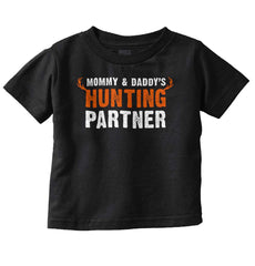 Parents Hunting Partner Infant Toddler T Shirt-Direct To Garment Print-Brisco Baby