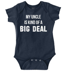 My Uncle Big Deal Romper Bodysuit-Direct To Garment Print-Brisco Baby