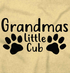 Granmda's Little Cub Romper Bodysuit-Direct To Garment Print-Brisco Baby