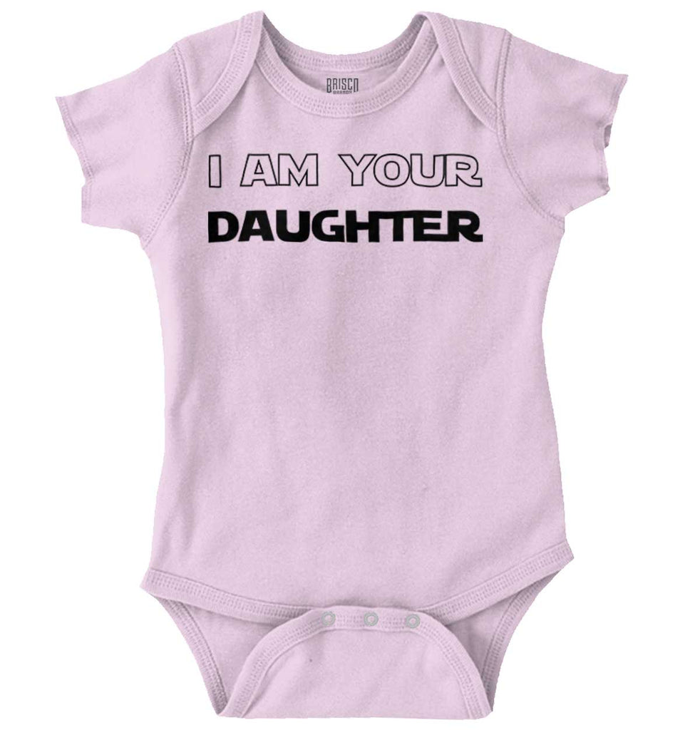 I Am Your Daughter Romper Bodysuit-Direct To Garment Print-Brisco Baby