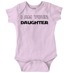 I Am Your Daughter Romper Bodysuit-Direct To Garment Print-Brisco Baby