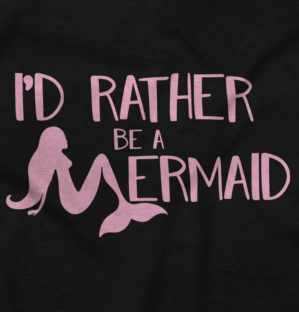 Rather Be A Mermaid Romper Bodysuit-Direct To Garment Print-Brisco Baby