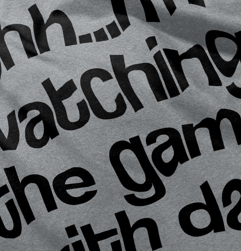 Watching the Game Romper Bodysuit-Direct To Garment Print-Brisco Baby