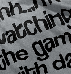 Watching the Game Romper Bodysuit-Direct To Garment Print-Brisco Baby