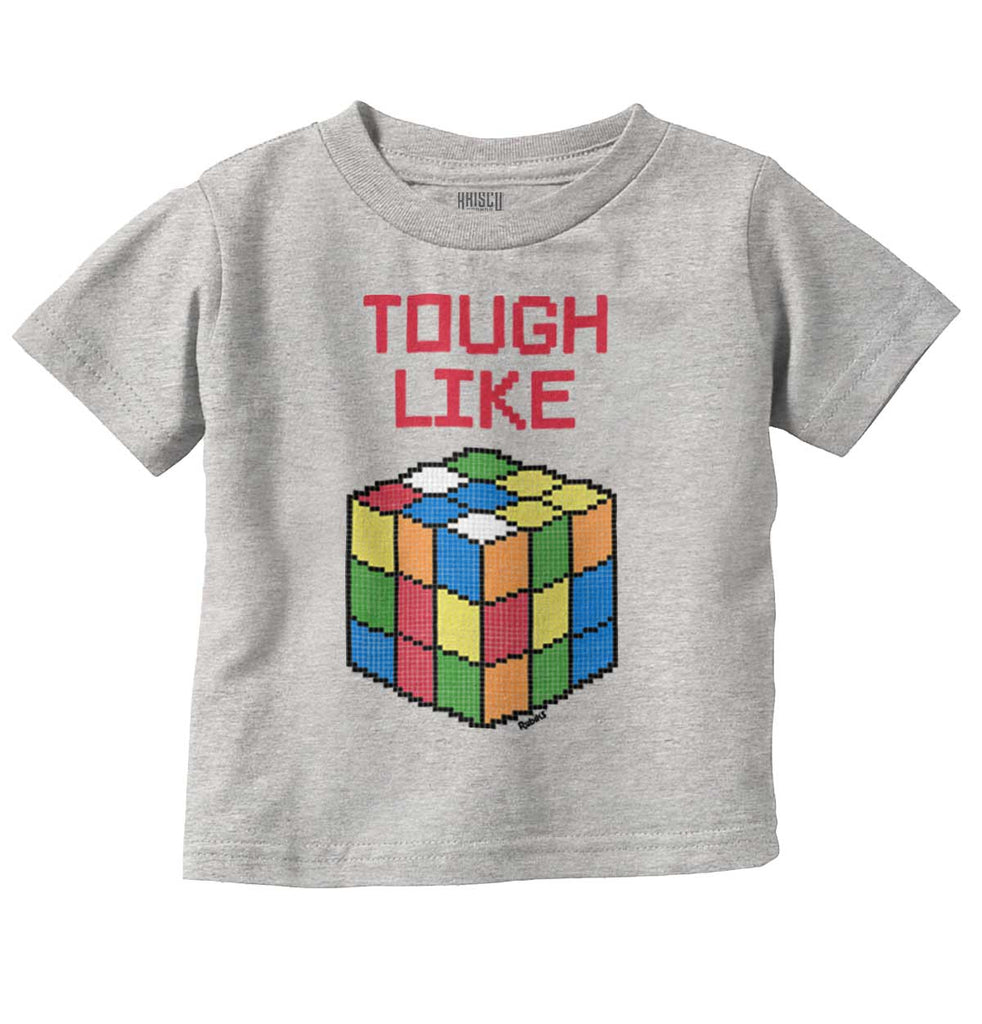 Tough Like Rubik's Infant Toddler T Shirt-Direct To Garment Print-Brisco Baby
