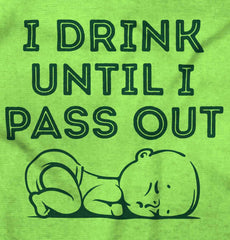 Until I Pass Out Romper Bodysuit-Direct To Garment Print-Brisco Baby