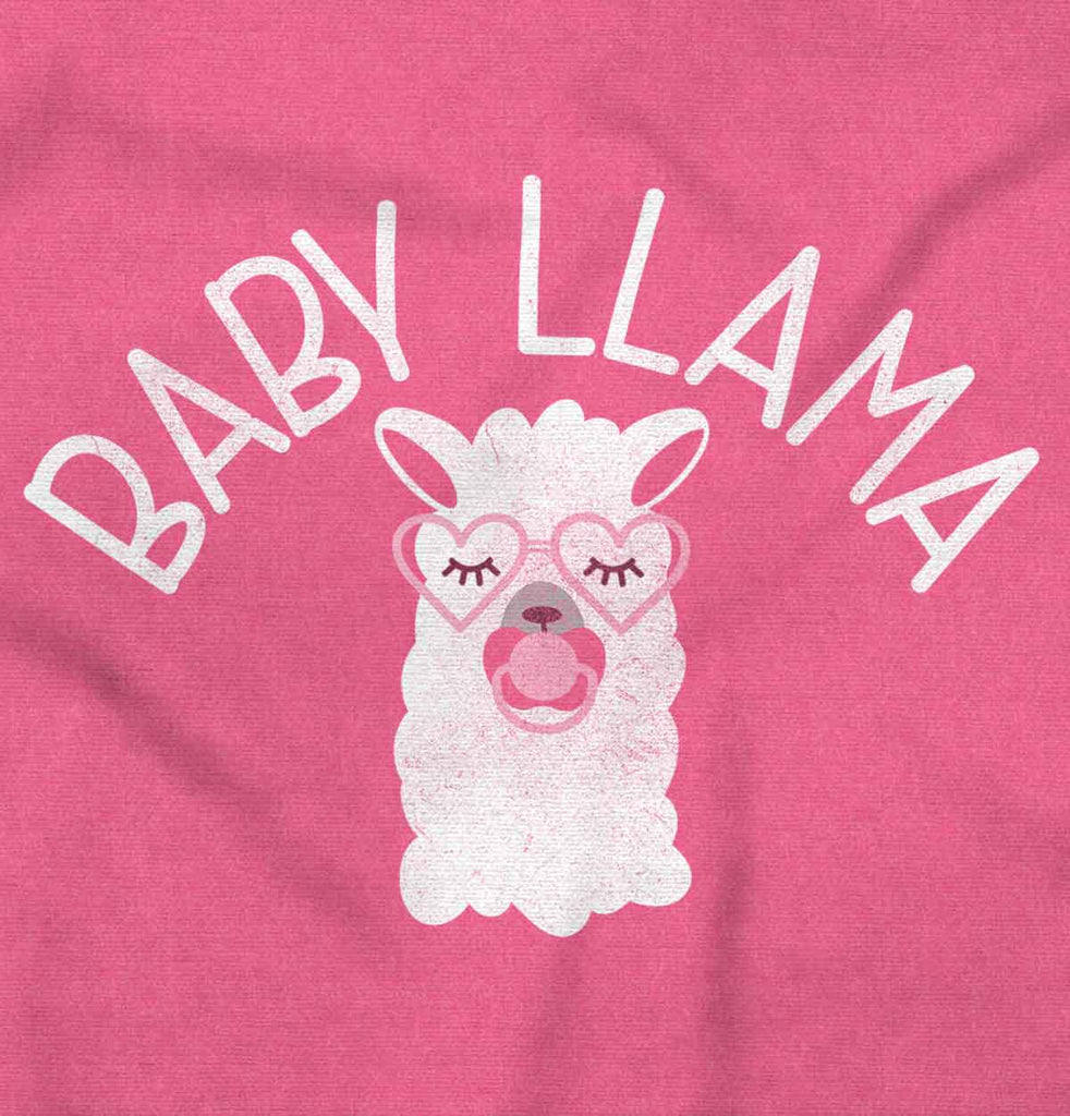 Baby Llama Football Romper Bodysuit-Direct To Garment Print-Brisco Baby