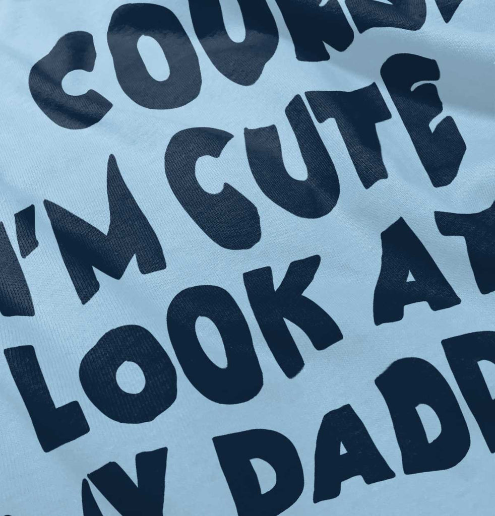 I'm Cute Infant Baby Bib-Direct To Garment Print-Brisco Baby