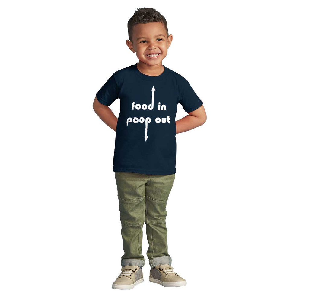 Poop out Infant Toddler T Shirt-Direct To Garment Print-Brisco Baby
