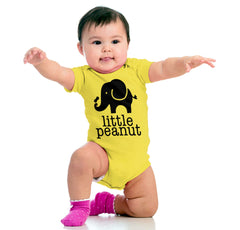 Elephant Peanut Romper Bodysuit-Direct To Garment Print-Brisco Baby