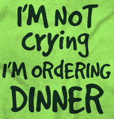 Ordering Dinner Infant Toddler T Shirt-Direct To Garment Print-Brisco Baby