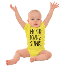 Ship Don't Stink Romper Bodysuit-Direct To Garment Print-Brisco Baby