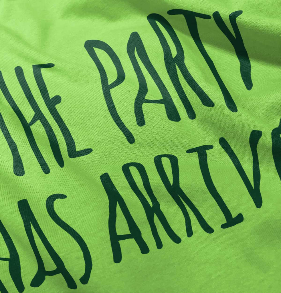 The Party Has Arrived Romper Bodysuit-Direct To Garment Print-Brisco Baby