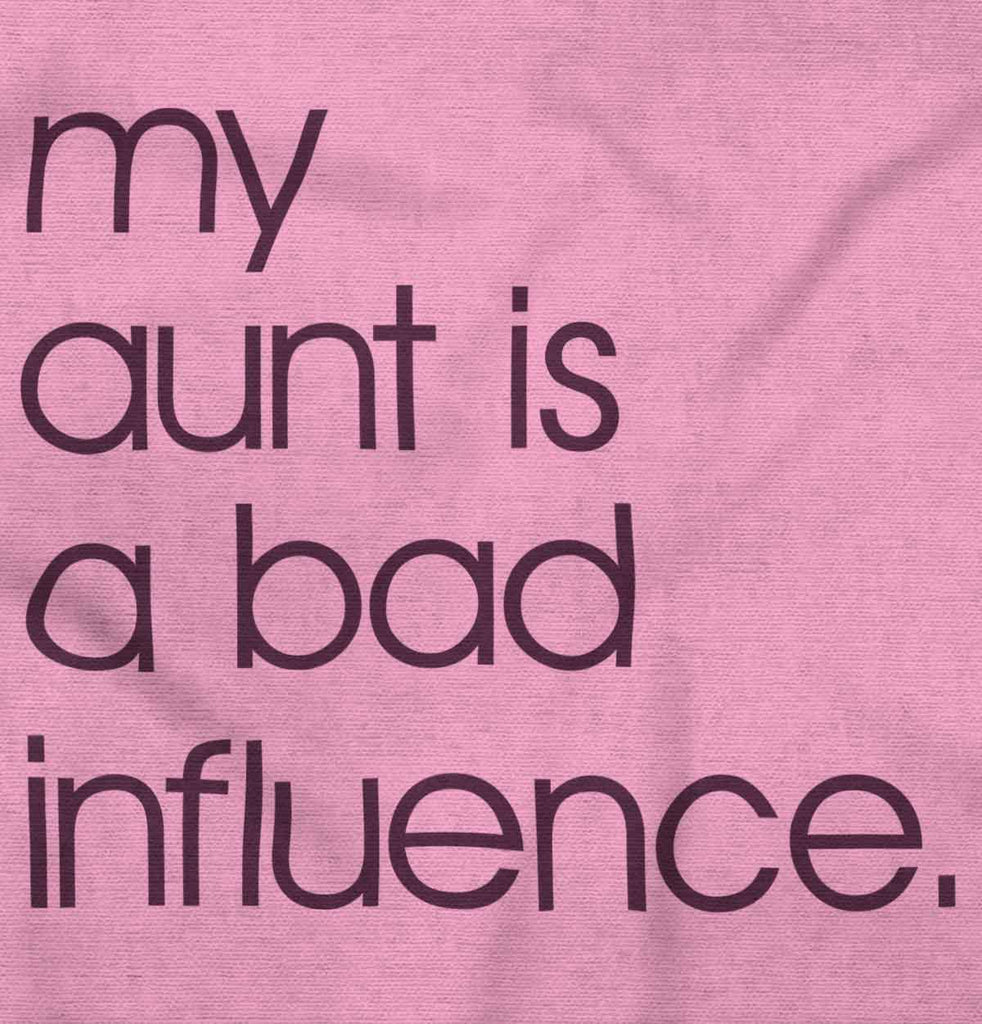 Bad Influence Infant Toddler T Shirt-Direct To Garment Print-Brisco Baby