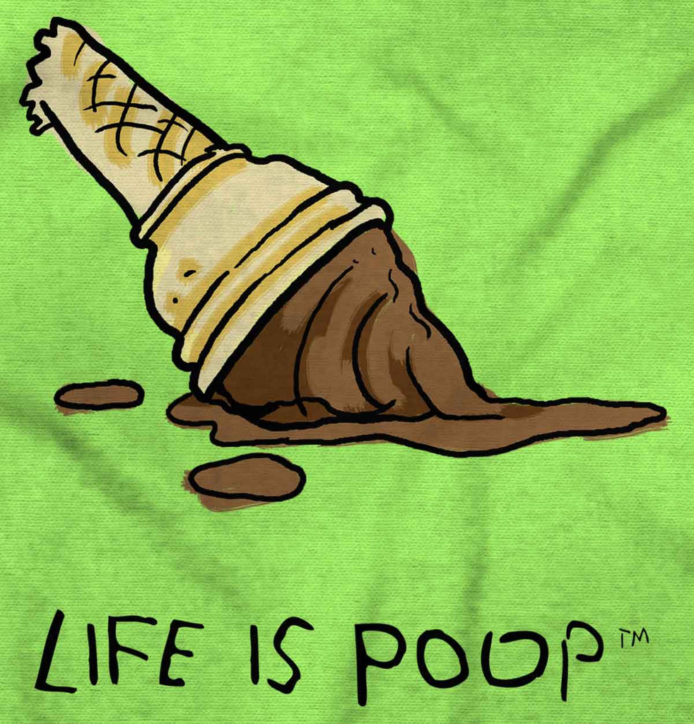 Dropped Cone Infant Toddler T Shirt-Direct To Garment Print-Brisco Baby