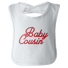 Baby Cousin Infant Baby Bib-Direct To Garment Print-Brisco Baby