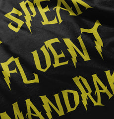 Speak Fluent Mandrake Infant Baby Bib-Direct To Garment Print-Brisco Baby