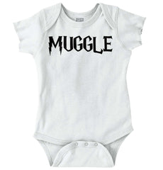 Muggles Romper Bodysuit-Direct To Garment Print-Brisco Baby