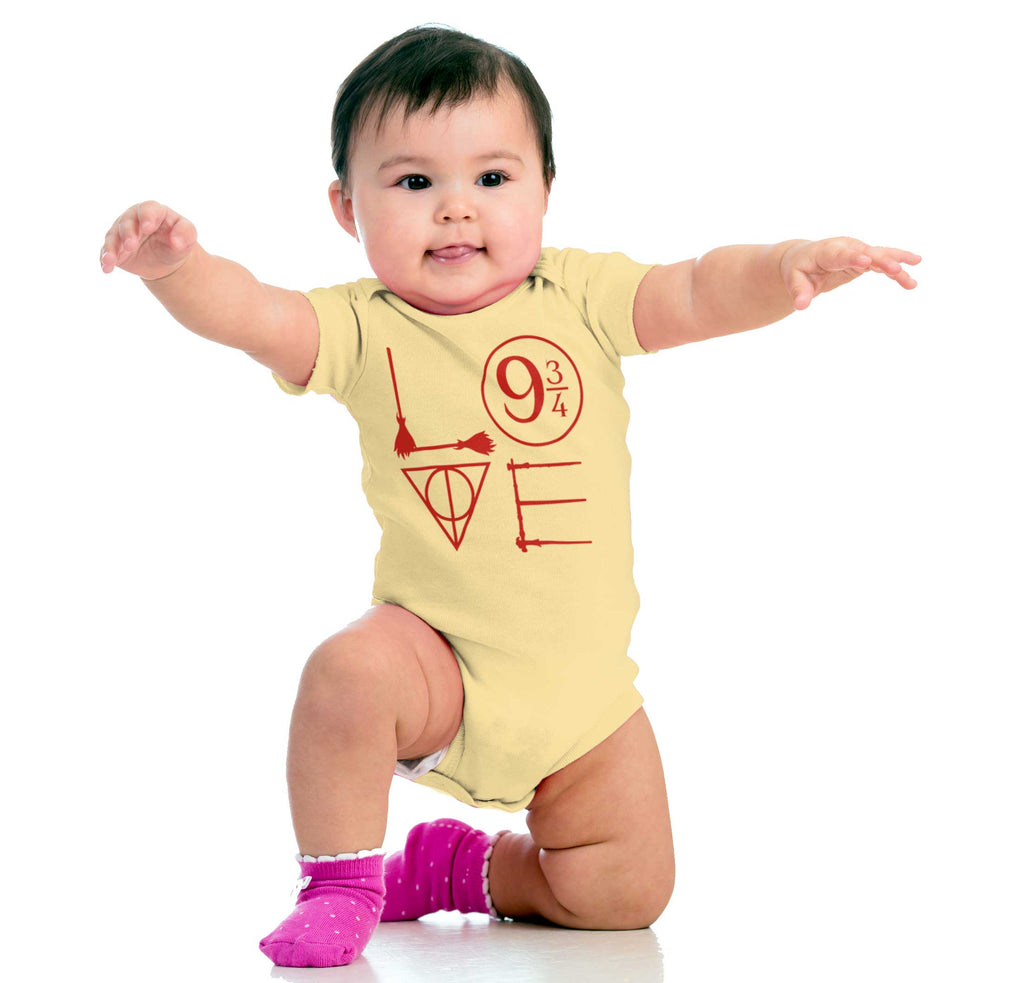 Love Harry Romper Bodysuit-Direct To Garment Print-Brisco Baby