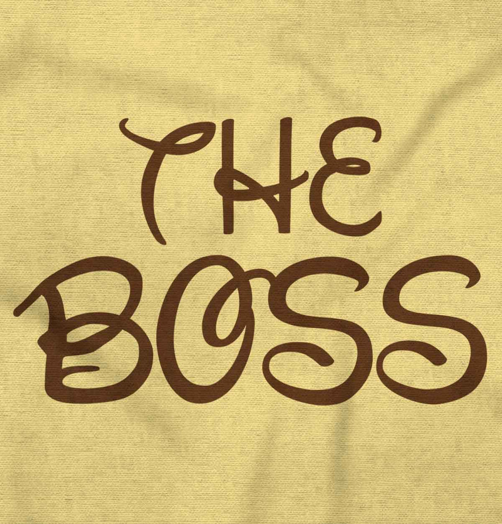 The Boss Infant Toddler T Shirt-Direct To Garment Print-Brisco Baby