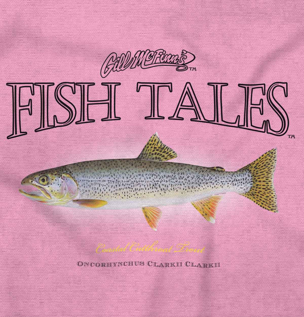 Coastal Cutthroat Trout Infant Toddler T Shirt-Direct To Garment Print-Brisco Baby