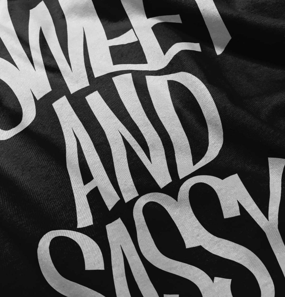 Sweet and Sassy Infant Baby Bib-Direct To Garment Print-Brisco Baby