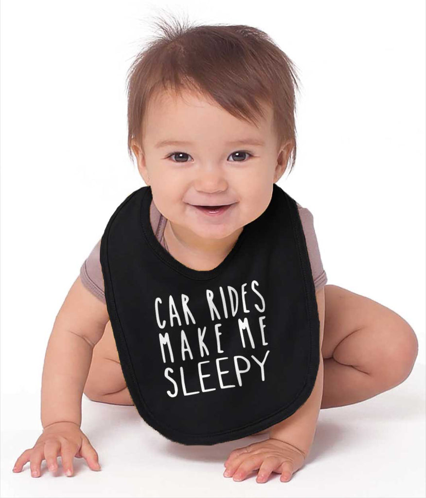 Car Rides Infant Baby Bib-Direct To Garment Print-Brisco Baby