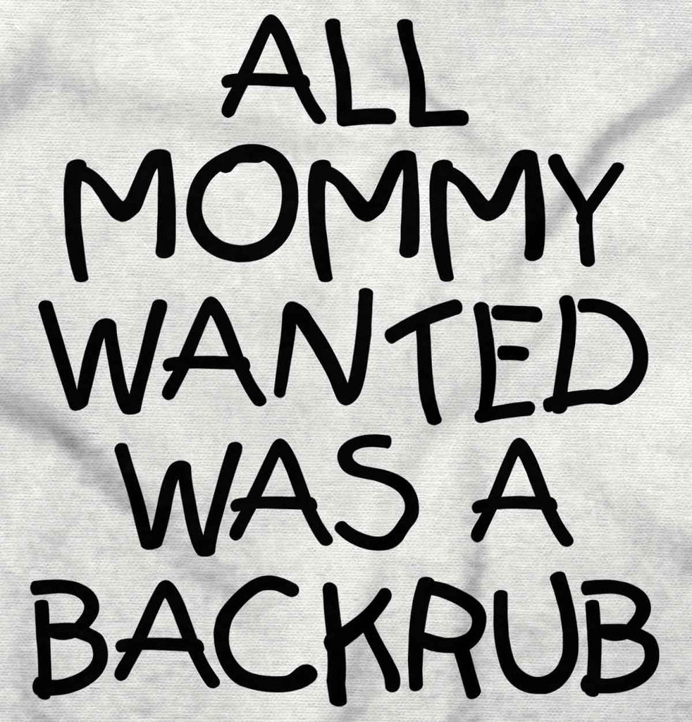 Backrub Romper Bodysuit-Direct To Garment Print-Brisco Baby