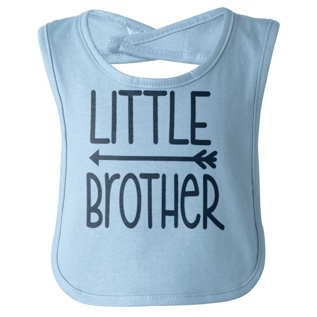 Little Brother Infant Baby Bib-Direct To Garment Print-Brisco Baby