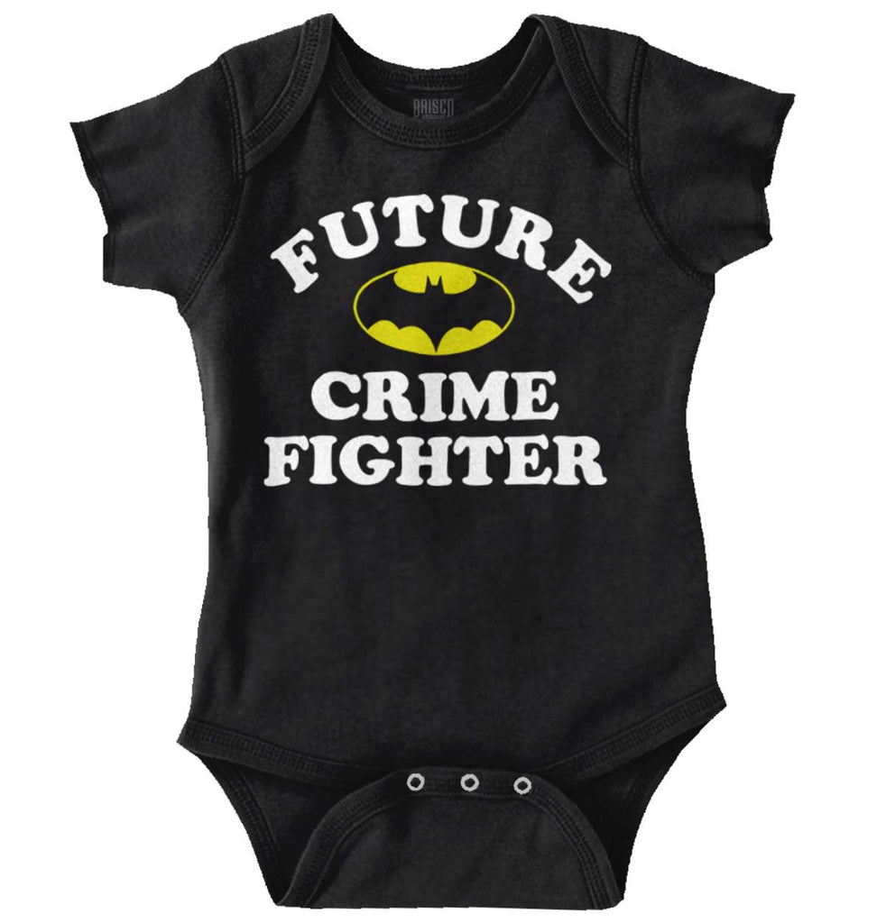 Crime Fighter Romper Bodysuit-Direct To Garment Print-Brisco Baby