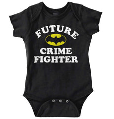 Crime Fighter Romper Bodysuit-Direct To Garment Print-Brisco Baby