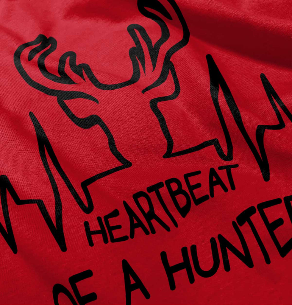 Deer Hunter Heartbeat Romper Bodysuit-Direct To Garment Print-Brisco Baby